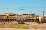 CSX C40-8W Locomotive in the yard